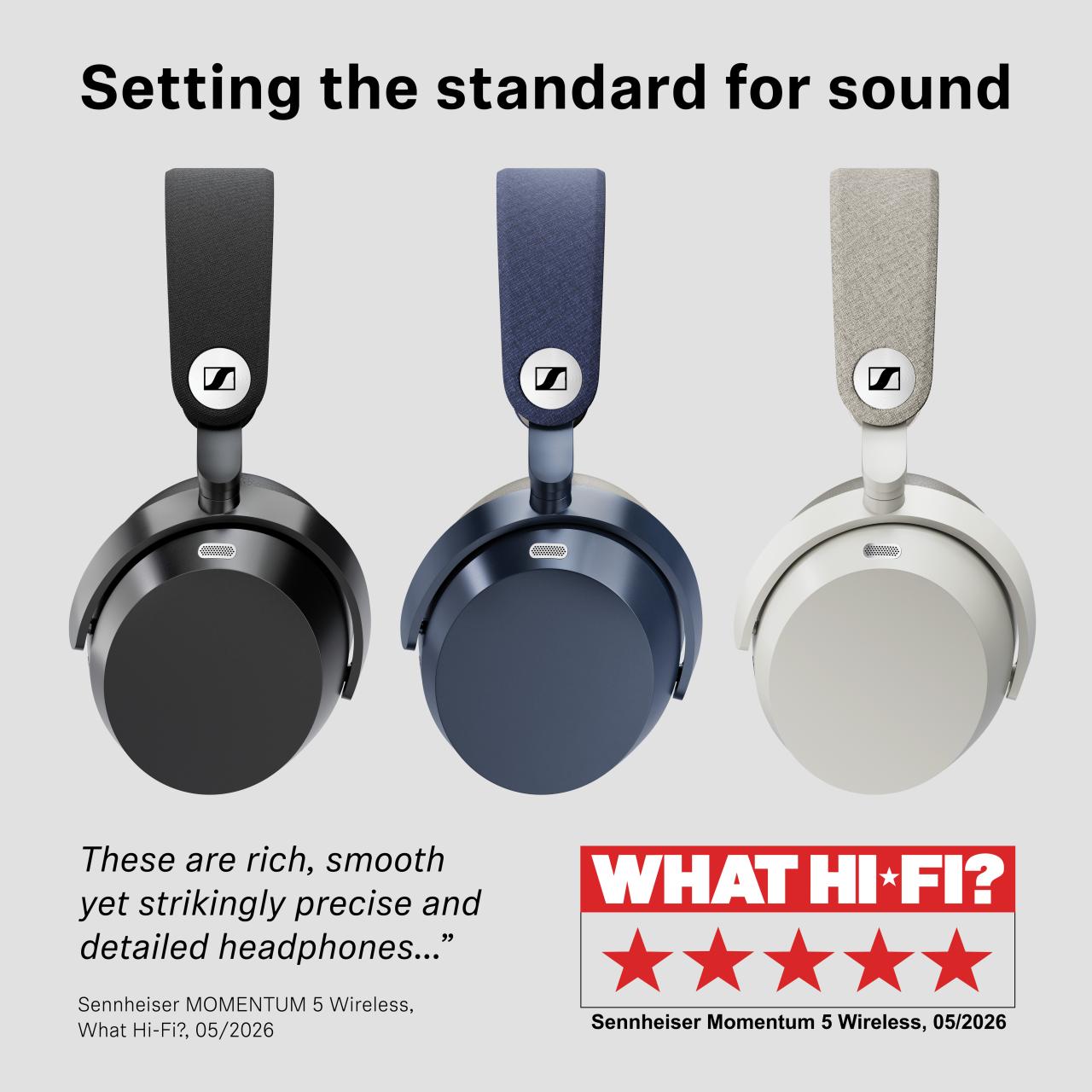 SENNHEISER MOMENTUM 5 WIRELESS - Nove Boje Zvuka