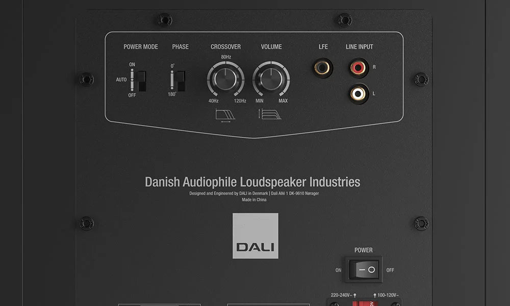 Dali SUB E-9 F BLACK SATIN actieve subwoofer Dali SUB E-9 F BLACK SATIN actieve subwoofer